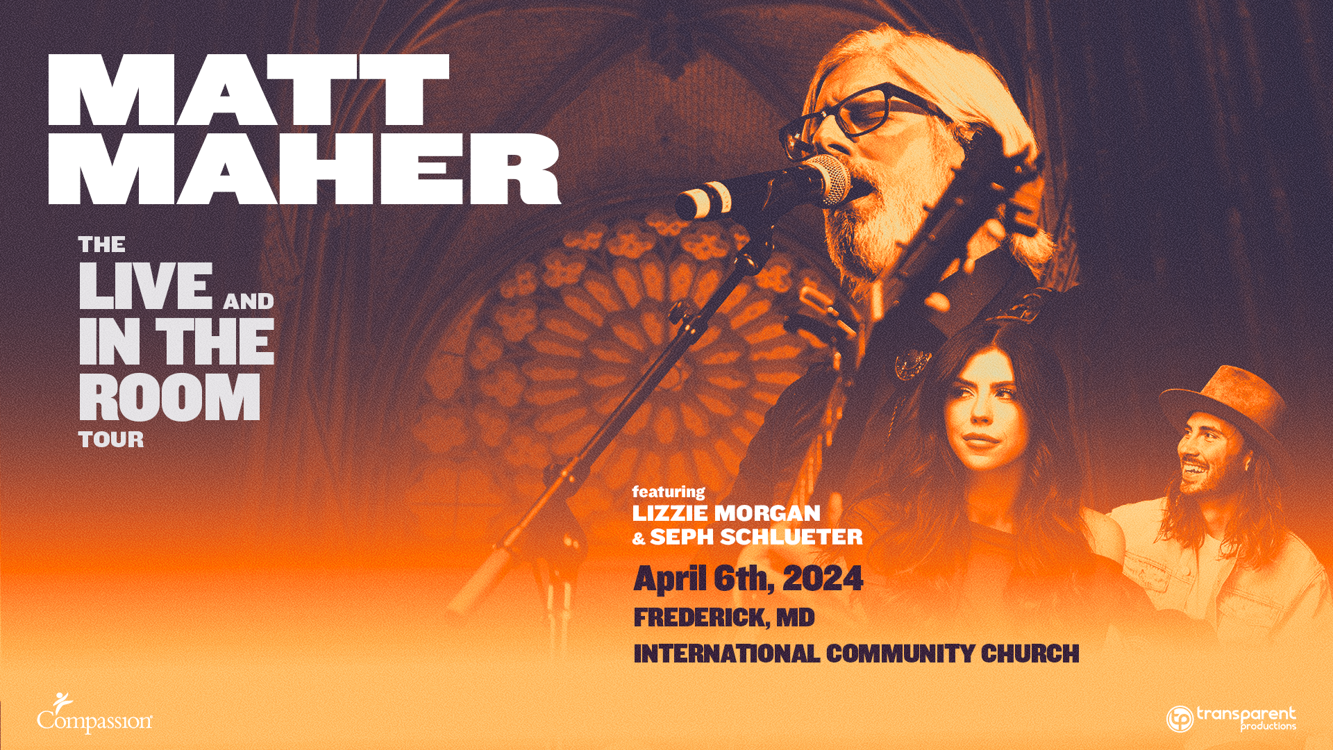Matt Maher Concert at International Community Church in Frederick, MD.